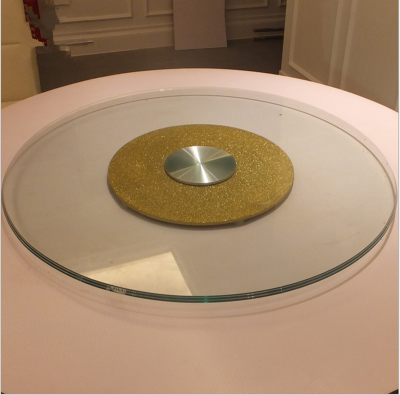 Factory direct table tempered glass electric glass turntable