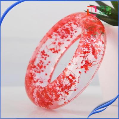 Dried crystal bracelet handmade jewelry accessories Mantianxing resin adhesive