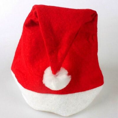 Ordinary Hat Christmas hat wholesale Christmas adult Hat Santa Claus Hat non-woven Christmas cloth
