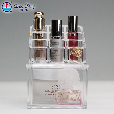 Qfenc Cosmetic Case Jewelry Box Jewelry Box/Transparent Crystal Cosmetics Storage Box 1035