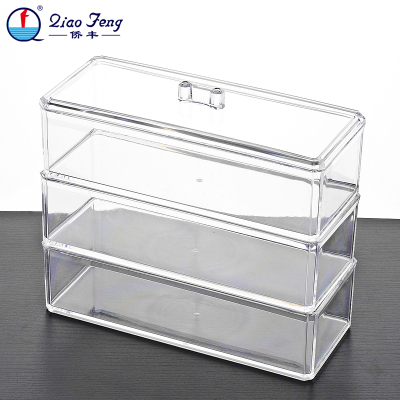 Qiao feng crystal jewelry collection box desktop small items collection box cosmetics box sf-1173