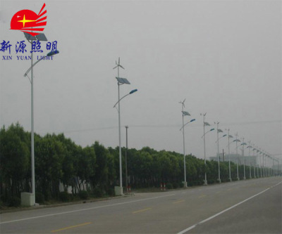 New rural wind solar wind solar power landscape LED high bar Landscape Garden Road outdoor lights