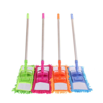 Factory wholesale steel flat rotary mop cotton chenille mop