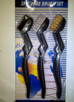 3pc Wire Brush Mini Toothbrush Wire Wheels Hardware Tools Welding Brush Tobacco Pipe Brush Scaling Brush Dusting Brush