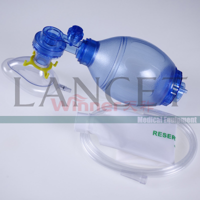 PVC resuscitator children Artificial resuscitator Respiratory balloon Emergency equipment medical supplies