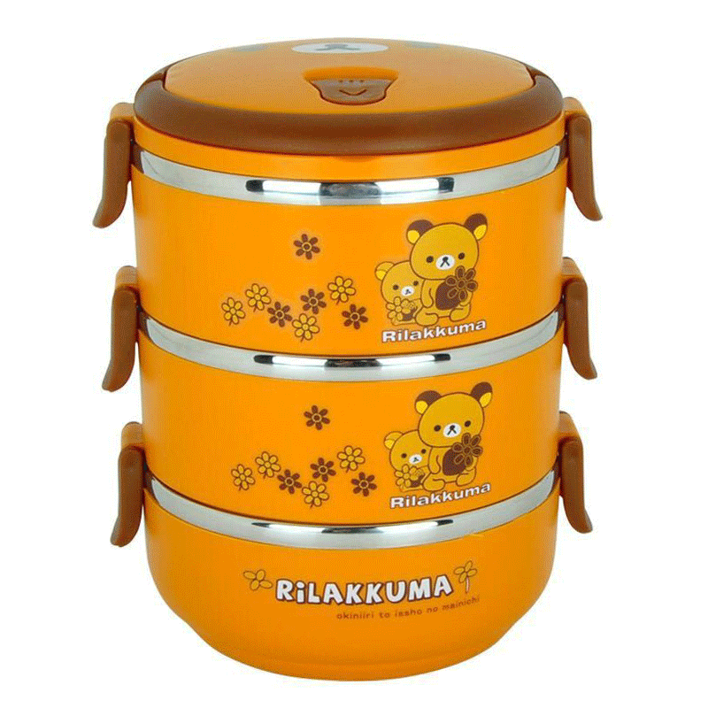 Stainless steel, the children 's lunch box: HelloKitty, snoopy bear