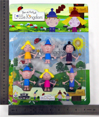 The theme of animation toy doll PVC Hawley small kingdom 3 inch 6 plastic