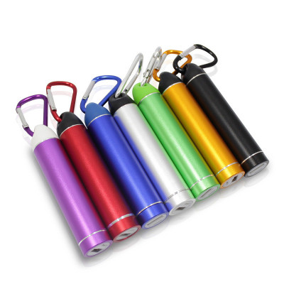 Outdoor travel mountaineering buckle cylindrical mobile power portable gift custom power.