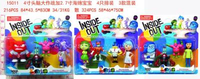Anime theme toys head battle doll PVC cartoon toy doll