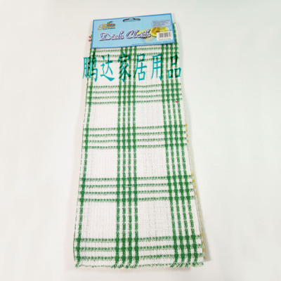 Direct elevator box color cotton cloth 3 pieces per order card card lattice cotton towel