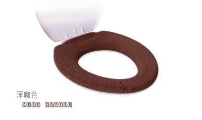 Wholesale Supply Extra Thick Toilet Mat Purple Set Red Circle Toilet Seat Cover Warm Cushion Customization