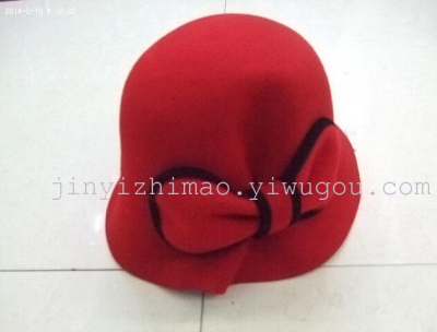 Pure wool custom shaped hat, multicolor optional wool hat, fashion female fisherman hat