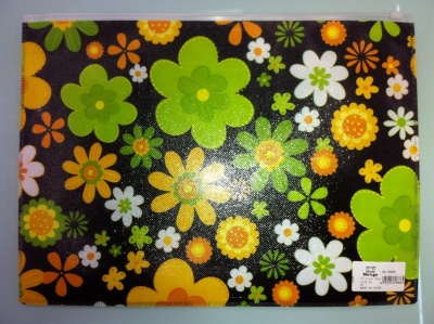 Stationery bags office supplies flower patterns