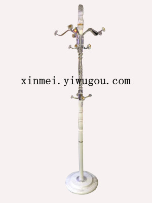 Thick pipe plastic chassis factory direct crystal pole crystal hatstand Jersey peg clothes rack