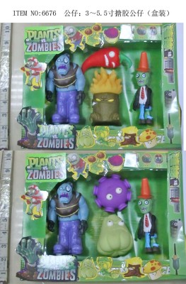 Anime theme toys zombies PVC toy doll