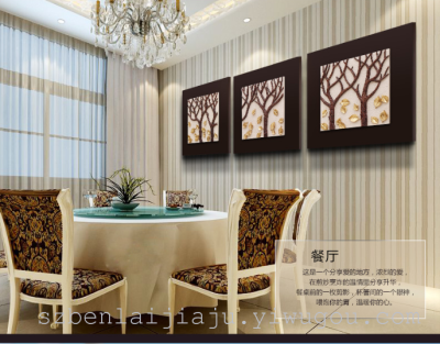 Resin relief 3D decorative painting living room hotel club KTV home decoration painting sofa wall painting