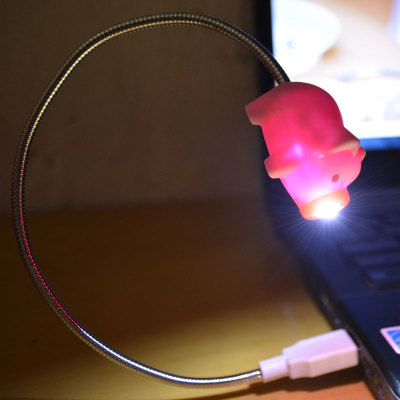 Pink pig LED creative USB lamp USB lamp Mini Nightlight