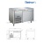 1200mm Bar KTV Refrigerated Work Cabinet Milk Tea Shop Freezer Refrigerator Refrigerated Table