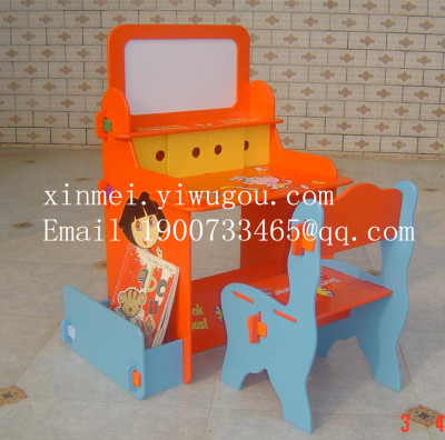 Xin Manicure density plate painted Dora children's desk chair desk chair