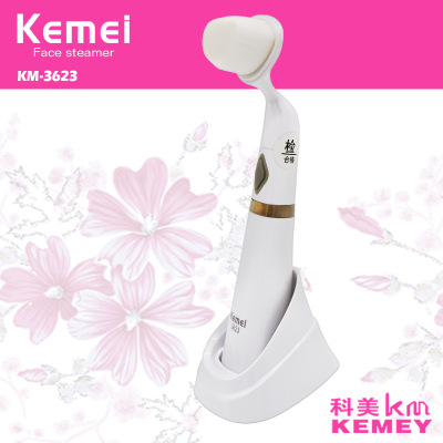 Km3623 Newest kemei Soft Pore Sonic Facial Cleaser 