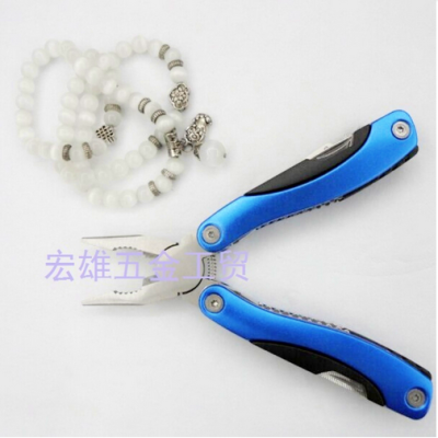 Hongxiong Industry and Trade Factory Direct Sales Multi-Function Pliers Outdoor Camping Tool Clamp Multipurpose Pliers Multi-Function Folding Pliers