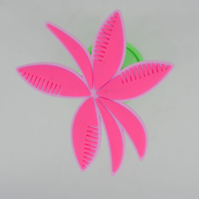 PVC pink maple leaves cute decorations are practical soft soft pen