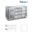 Six-Drawer Air Cooling Workbench Commercial Refrigerated Table Stainless Steel Freezer