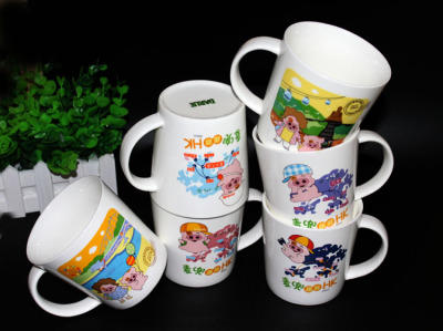 Super adorable cartoon McDull breakfast milk ceramic cup large mug