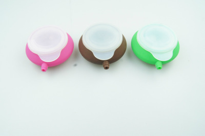 Large teapot silicone mounted silicone macaron squeezer and cream squeezer.