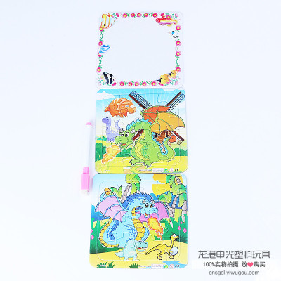 Three joint pen jigsaw puzzle puzzle board send