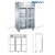 Six-Door Display Cabinet Freezer Freezer Kitchen Freezer Commercial Refrigerated Cabinet