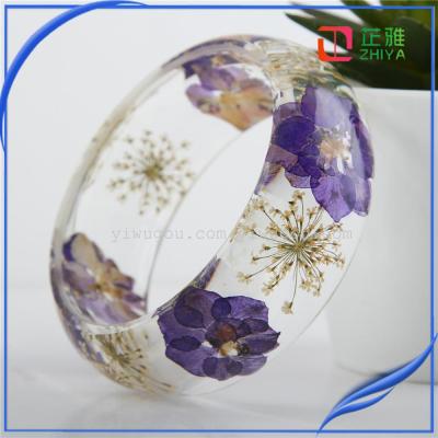 Crystal bracelet handmade flower AB resin resin jewelry accessories