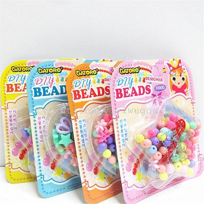 DIY star fruit color Beaded Beaded Bracelet South Korea stationery wholesale factory outlets