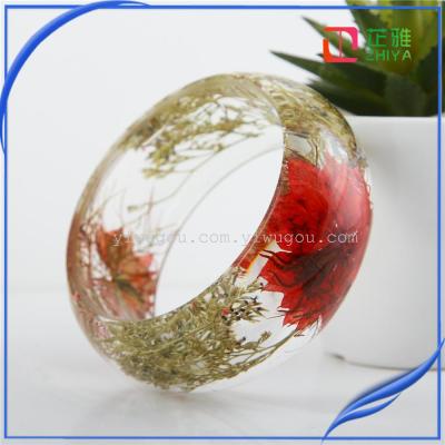 Crystal bracelet handmade flower AB resin resin jewelry accessories