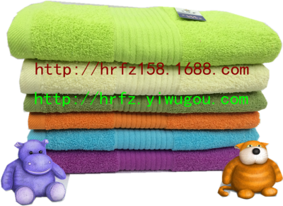 Manufacturers selling merchandise plain 6 color advertising creative gift box towel bath towel