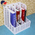 Fashion Hollowed-out Wood-Plastic Bookshelf Desktop Storage Rack Zw096