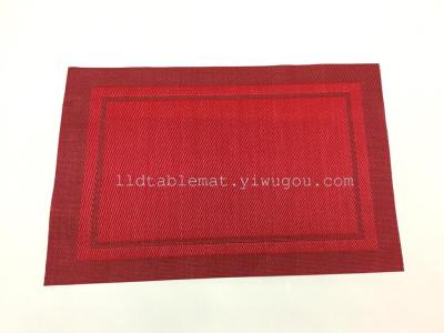 PVC mat mat table mat tessforest fashion all-match double frame mat