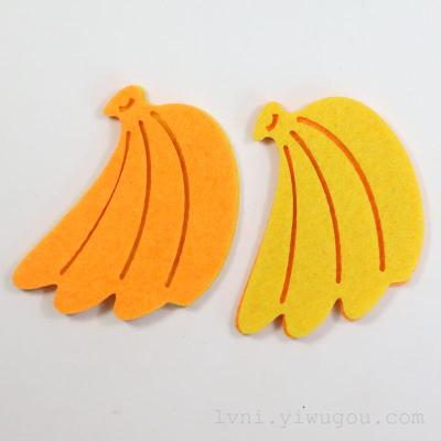 Non woven banana fashion jewelry accessories kindergarten classroom home wall decoration