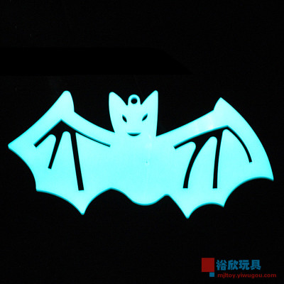 Halloween haunted house supplies bar scene props luminous stickers bat decorative pendant Pendant