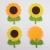 Non woven fabric with the leaves of sunflower fashion accessories home wall decoration accessories