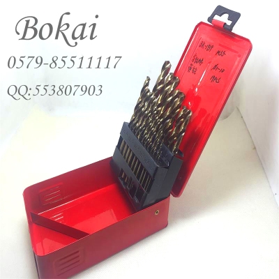 M35 cobaltiferous straight shank drill bit special stainless steel processing Hemp flowers 19PCS