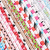 Environmental protection straw disposable color creative paper straw wedding birthday party supplies