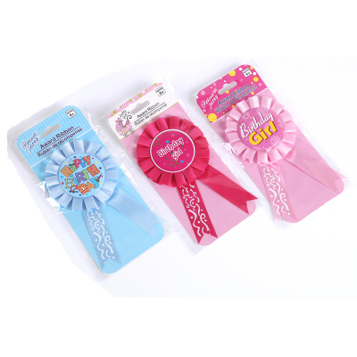 Birthday badge Boys' and girls' birthday decoration Birthday party supplies