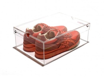 Yiwu manufacturers customized transparent acrylic hupbox shoe sales