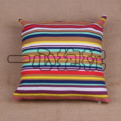 Canvas pillow print stripe cushion car cushion office pillow YX-10.