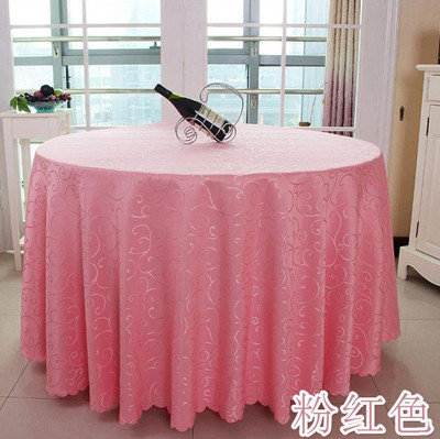 Spot hotel wedding tablecloth restaurant tablecloth hook flower jacquard suit European round table cloth