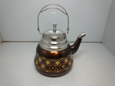 Stainless steel dazzle color printing classical kettle household court kettle open kettle