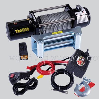 9500LB electric winch with remote 12V motor trailer winch
