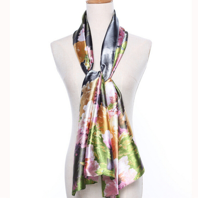 Ancient folk style air conditioning shawl day silk scarves with long scarves.