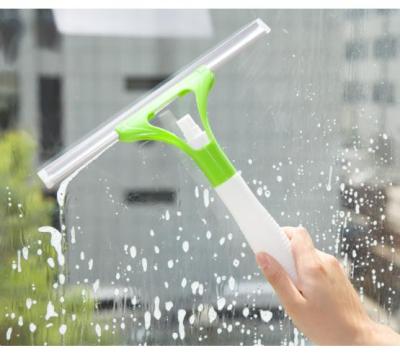 Multi-Purpose Integrated Water Spray Glass Cleaner Window Cleaner Glass Wiper Tile Floor Scraper